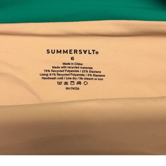 Saltwater The Sidestroke 2pc Bikini Swimsuit Seaglass & Seaweed SIZE 6 - Picture 5 of 5